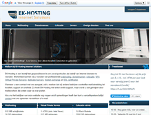 Tablet Screenshot of ek-hosting.nl